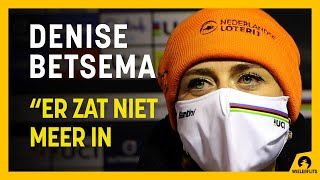 Denise Betsema ging voor GOUD maar pakte BRONS [upl. by Baruch]