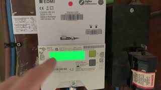 How to get a electricity meter reading on a Landis GYR E470 [upl. by Locklin]