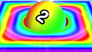 BALL RUN 2048 — MIRROR 2 is Rainbow Ball Gameplay [upl. by Enois]