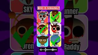 Guess Who Is Singing  Guess The Horror Incredibox Sprunki Characters By Their Voice Tunner Oren [upl. by Milt]