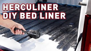 How to Apply Herculiner DIY Roll On Bed Liner on my 2018 Ford F150 [upl. by Moser]