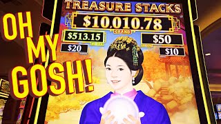 NEW TREASURE STACKS SLOT MACHINE [upl. by Akenom793]