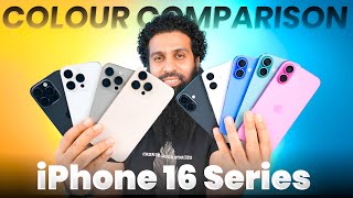 iPhone 16 Colour Comparison  iPhone 16 Pro Max Colour Comparison [upl. by Alfonso]