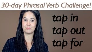 PHRASAL VERB TAP [upl. by Anwahsal]