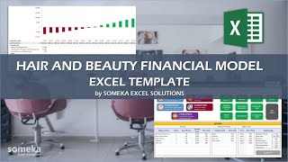 Salon Financial Model Excel Template  Make Financial Analysis in Excel [upl. by Lilhak]