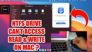 How to Fix Drive NTFS Not Detected On MacOS Big Sur M1 [upl. by Irolav929]