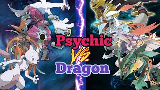 Psychic type vs Dragon type Who will win In hindi By Toon Clash [upl. by Dnalloh]