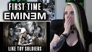 FIRST TIME listening to EMINEM  Like Toy Soldiers Official Music Video REACTION [upl. by Notnerb]