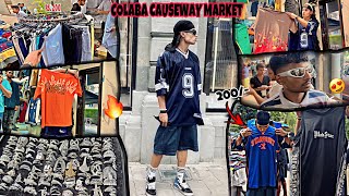 COLABA CAUSEWAY MARKET🔥 Mumbai Street Shopping  Everything under 99 😍 Ricky Karkera [upl. by Kiraa]