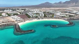 Lanzarote  Playa Dorada  Just Amazing  Aerial View in 4K [upl. by Ellehsor517]