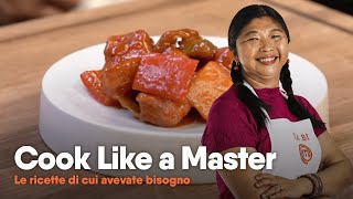 Ricetta maiale in agrodolce  Jia Bi Ge  Cook Like a Master [upl. by Aicened]