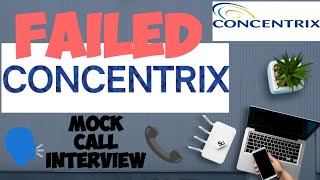 Concentrix account validation Final interview Mock call for newbies [upl. by Boiney]