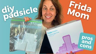 DIY Padsicles vs Frida Mom Ice Packs honest review [upl. by Iviv]