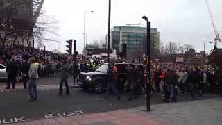 newcastle v sunderland outside st james park 3 [upl. by Jacquelyn757]