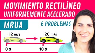 MRUA Movimiento Rectilíneo Uniformemente Acelerado 🚀 Explicación Fórmulas y Ejercicios [upl. by Lourdes]