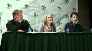 Emerald City Comic Con 2012 Voice Actors Panel Pt 3 Kevin Conroy Tara Strong John DiMaggio [upl. by Lavotsirc]