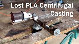 Metal Casting at Home Part 85 Centrifugal Casting Lost PLA [upl. by Brenden339]