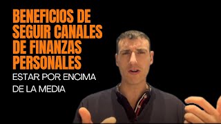 ✅Hablando de Finanzas Personales  Canales de YouTube [upl. by Annwahsal]