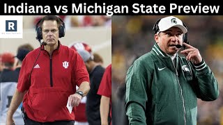 Indiana vs Michigan State Game Preview  College Football Picks and Predictions [upl. by Yelkcub]