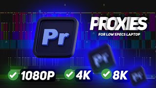 How To Create Video Proxies In Premiere Pro in 2024 Edit any Quality Video [upl. by Wetzell135]