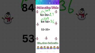 mathslearnfunsubtractiontricksmathssoltions [upl. by Krucik415]