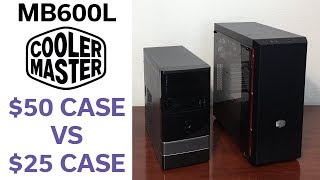 50 Case vs 25 Case  Cooler Master MB600L  Review [upl. by Aicssej524]