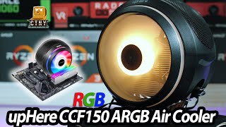 upHere CCF150 ARGB CPU Air Cooler Unboxing amp Installation [upl. by Camala]