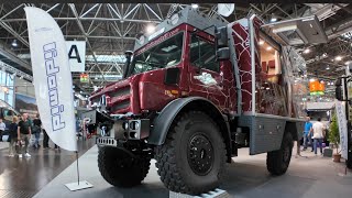 WOHNMOBIL EXTREM Bimobil Unimog 2025 mit Reifendruckregelanlage fest eingebaut [upl. by Einafpets]