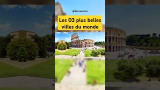 Les 03 plus belles villes du monde shortvideo shorts city beautifulcity beautiful world wow [upl. by Polish]