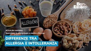 DIFFERENZA TRA ALLERGIA E INTOLLERANZA [upl. by Christina]