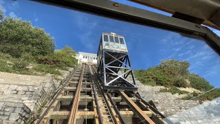 A brief look at Bournemouth and a trip up the famous West Cliff cliff lifttrain elevator thing [upl. by Maddox]