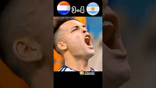 🇳🇱🔥 Netherlands vs Argentina  FIFA World Cup 2022 Quarterfinal Highlights 🔥🇦🇷 football shorts [upl. by Enelak]