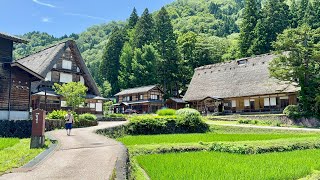 4k Walk Japan The Most beautiful Ancient Ainokura Village Gokayama Countryside Japan Walking Tour [upl. by Denice]