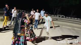 Ankit Jangid  Mast dance on Kandhe pe dunali leke For full video channel link in discription [upl. by Nylavad775]