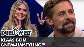 Klaas beim GNTMUmstyling  Heidi Klum gelangt undercover ins Studio  Gesticus Maximus DUDW [upl. by Joh]