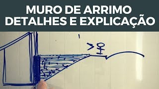 MURO DE ARRIMO  DETALHES E EXPLICAÇÃO  MARCELO AKIRA  185 de 500 [upl. by Adniuqal]