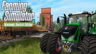 Taking an early look at Farming Simulator Nintendo Switch Edition [upl. by Arol767]