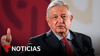 AMLO insiste en que la política abrazos no balazos está funcionando  Noticias Telemundo [upl. by Attinahs]