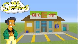 Minecraft Tutorial How To Make The KwikeMart quotThe Simpsonsquot [upl. by Naamann335]