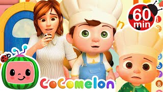 Hot Cross Buns  CoComelon Sing Along Songs for Kids [upl. by Belloir]