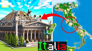 MINECRAFT NASCONDINO NELLA MAPPA DELLITALIA [upl. by Gamaliel515]