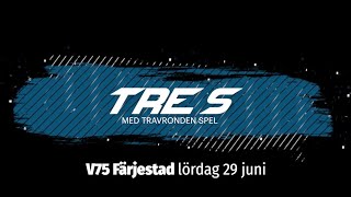 Speltips V75 Färjestad  29 juni [upl. by Zinnes847]