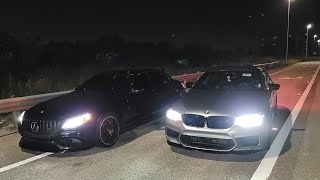 BMW M5 Competition Bolt Ons E50 vs Mercedes C63 AMG Pure 1000 Turbos E60 [upl. by Atalante439]