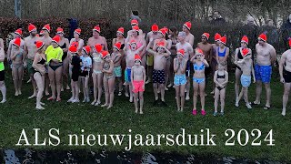 ALS Nieuwjaarsduik 2024 [upl. by Robinet]