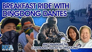 BREAKFAST RIDE WITH DINGDONG DANTES  Kuya Kim Atienza Vlog 55 [upl. by Bois644]