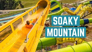 Best Water Park in America All Water Slides at Soaky Mountain [upl. by Beaumont591]