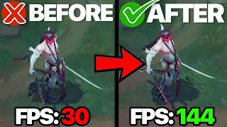 Drastically IMPROVE FPS In League of Legends [upl. by Alyks]