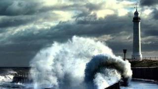 Waves Crashing Dramatically Into Lighthouses [upl. by Anyat]