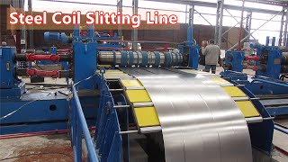 Testing video for Steel Coil Slitting Machine – Formetal Technology [upl. by Ylrebmit524]