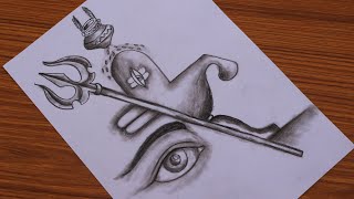 Lord Shiva trishul  Trishul Drawing  Beautiful Trishul Design  How to draw Lord Shivas Trishul [upl. by Amal127]